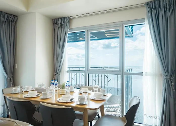 Elegant 3 Bedroom Unit With Ocean View Near Okada Apartamento
