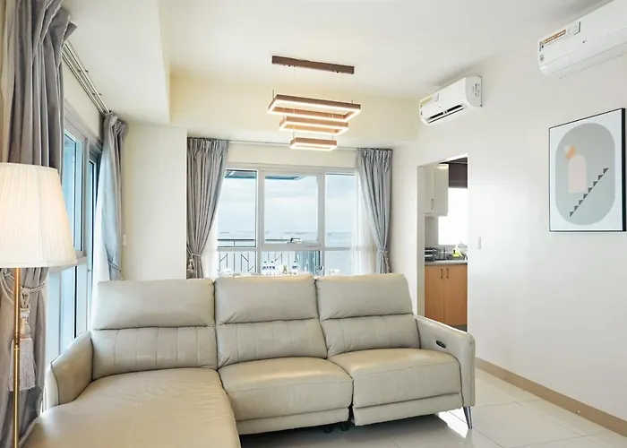 Elegant 3 Bedroom Unit With Ocean View Near Okada Apartamento