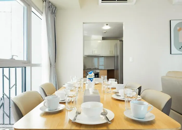 Elegant 3 Bedroom Unit With Ocean View Near Okada Apartamento Manila